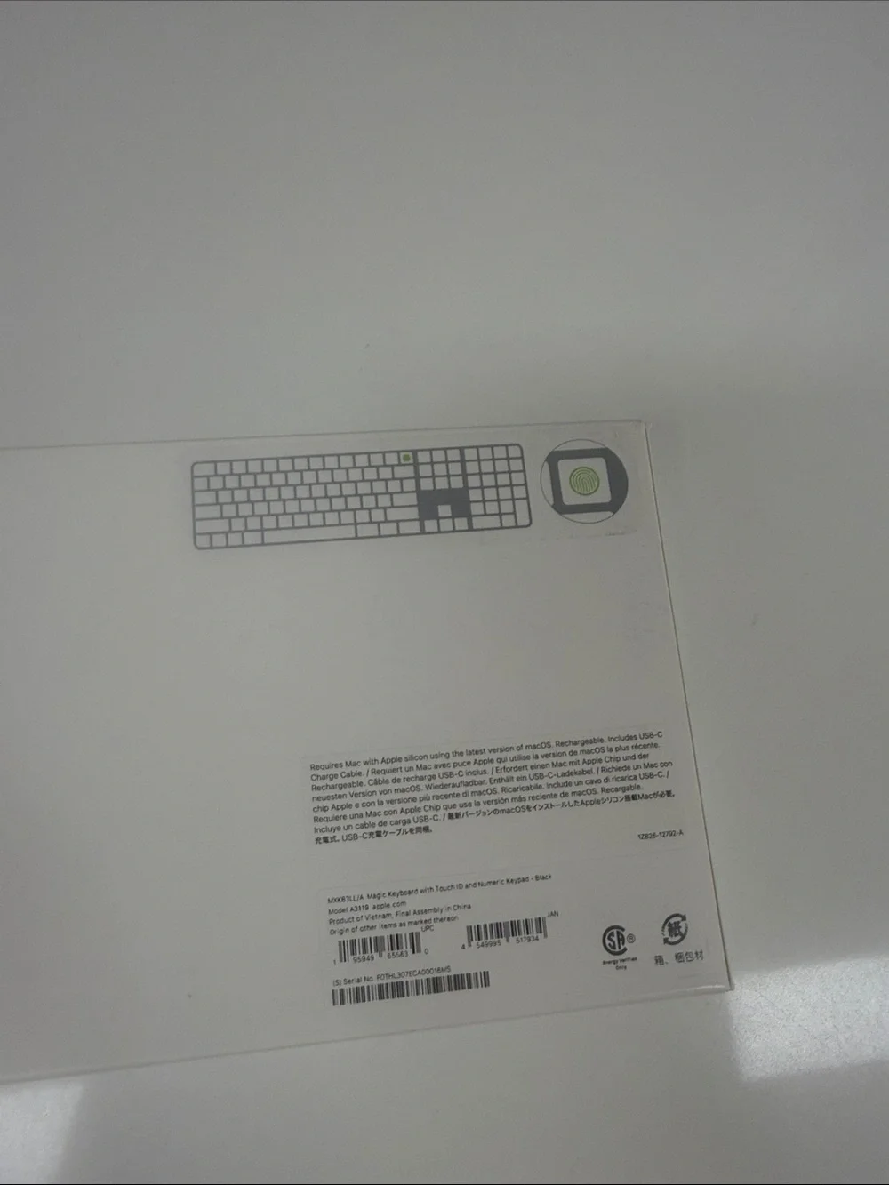 Apple Magic Keyboard with Numeric Keypad - Space Gray and Black Keys